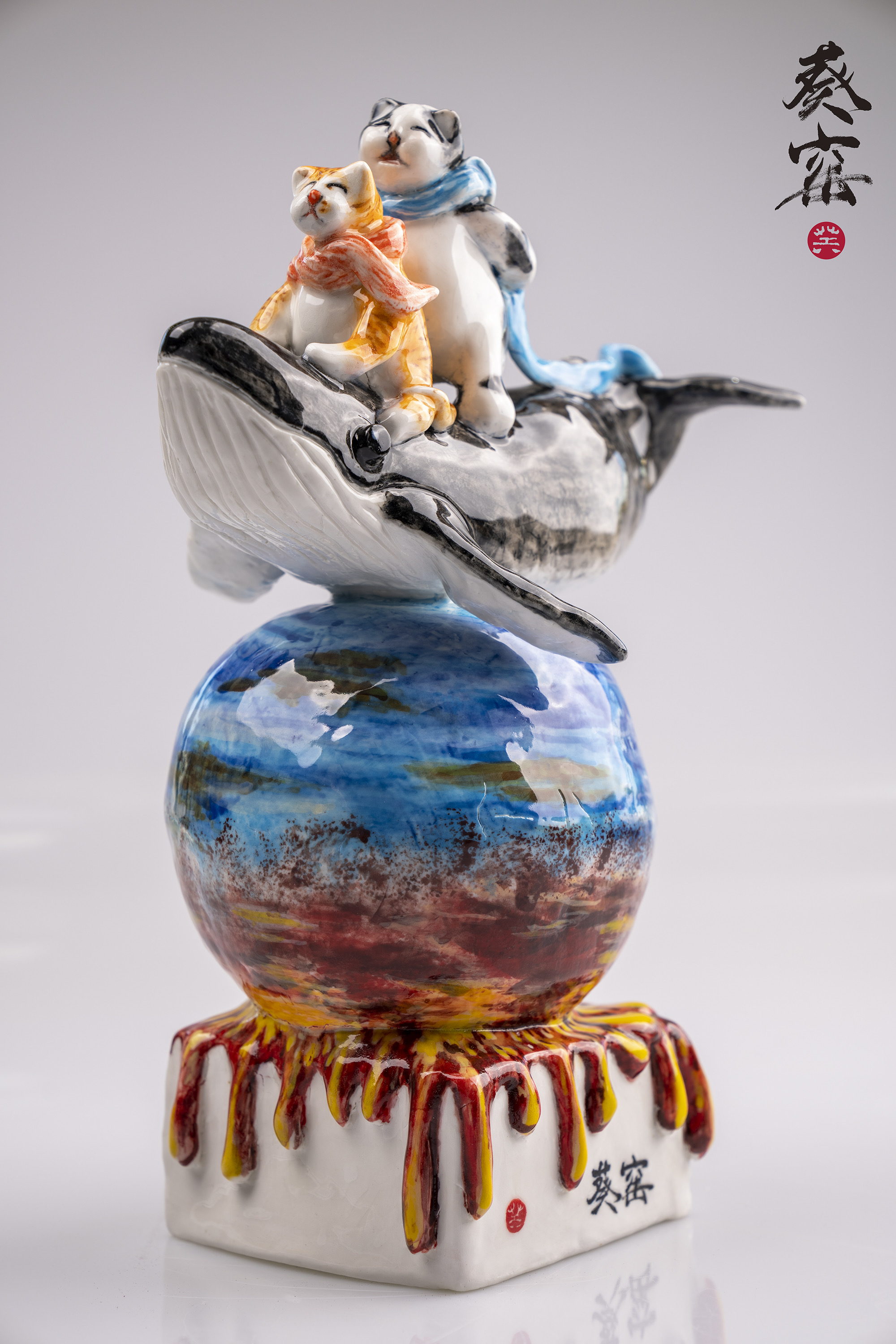 葵窑海洋主题陶瓷作品